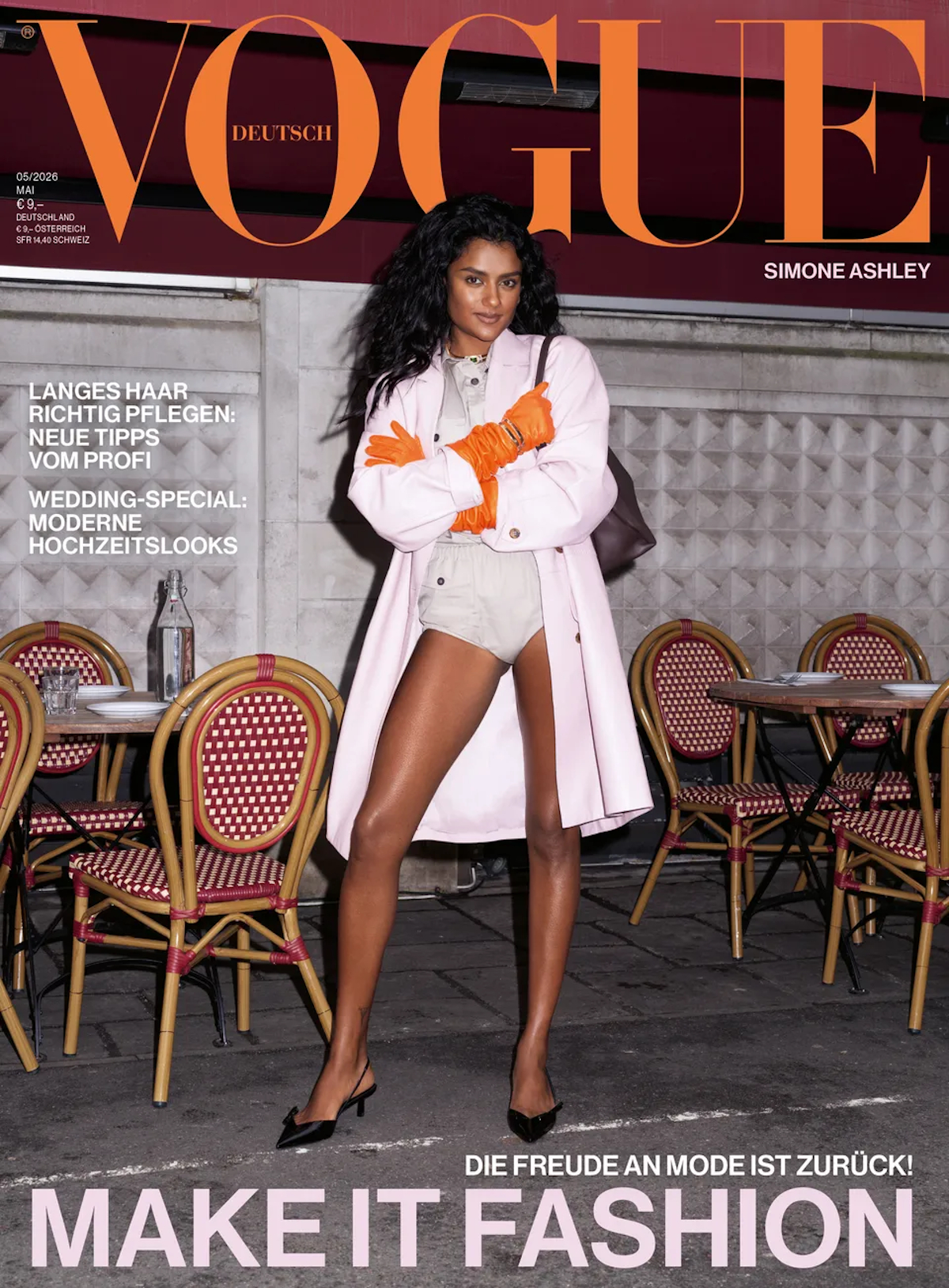 Simone Ashley Poses in Prada on the May 2026 Cover of Vogue