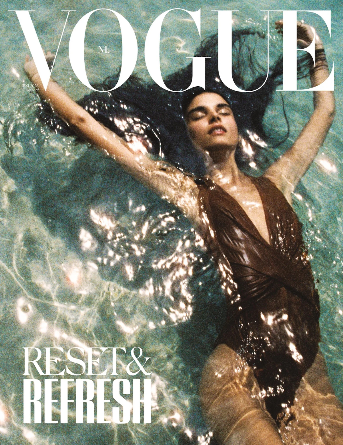 Paula Soares Takes a Drip on the Caribbean Sea as Vogue