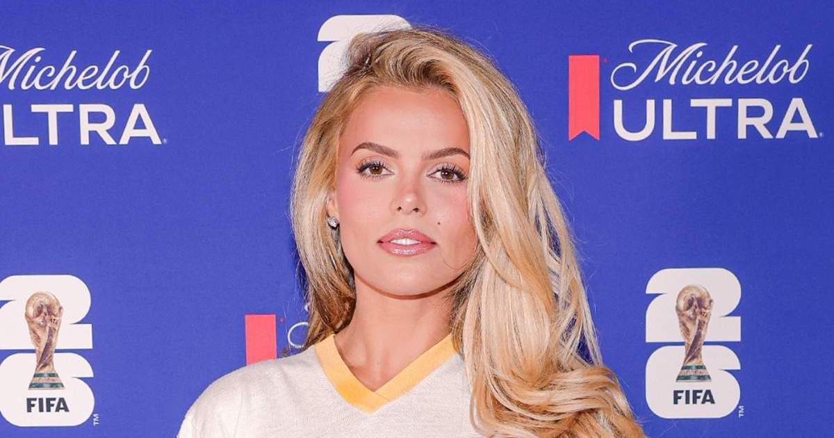 Brooks Nader Bares It All in Sheer Victoria's Secret Lace Crop Top