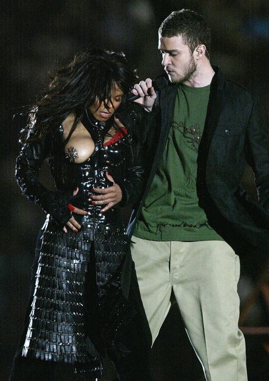 Janet Jackson Performing at Super Bowl XXXVIII