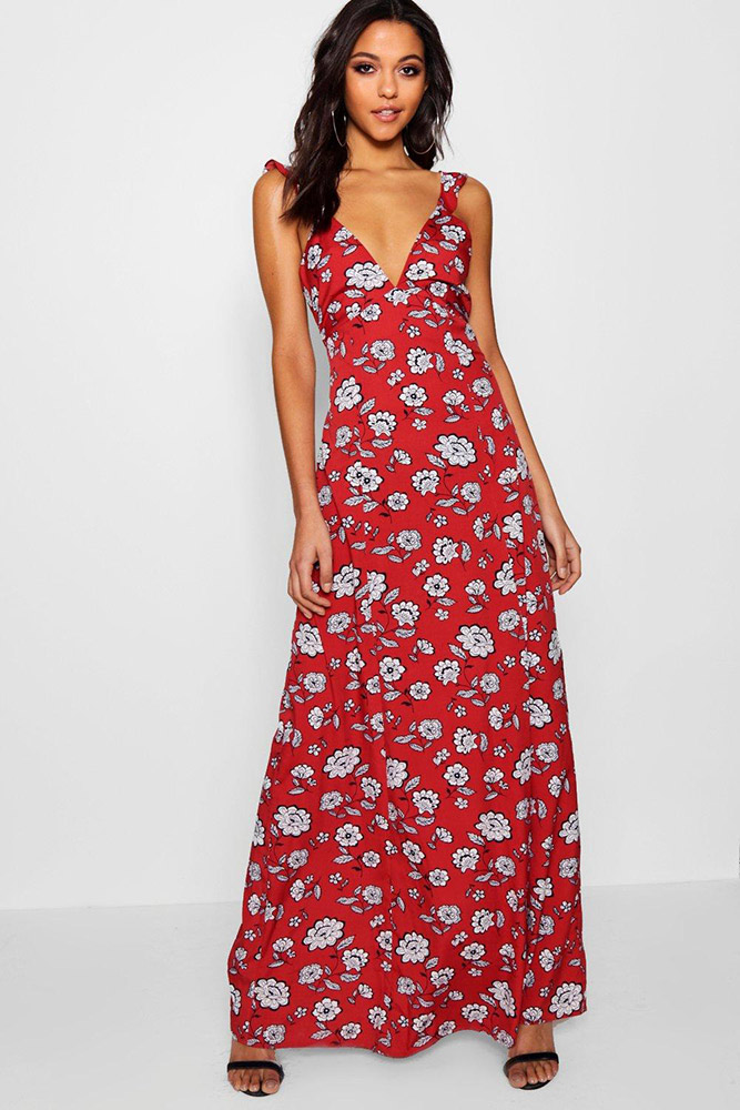 14 Chic Maxi Dresses for Tall Girls Spring 2018 - theFashionSpot