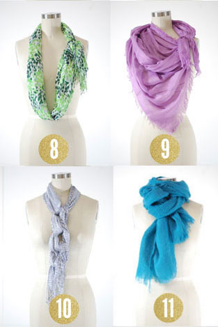 15 Chic and Creative Ways to Tie a Scarf - theFashionSpot