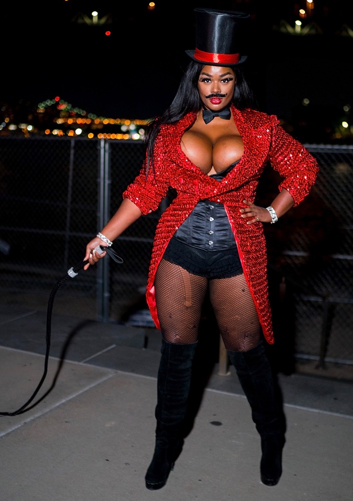 Precious Lee at the 2018 V Magazine Halloween Party