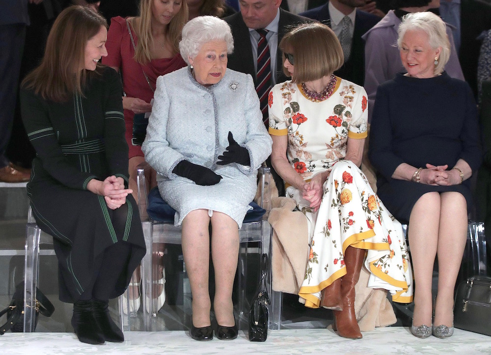 The Queen Attends Richard Quinn's Show