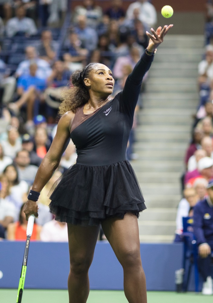 Serena Williams Aces Court Style