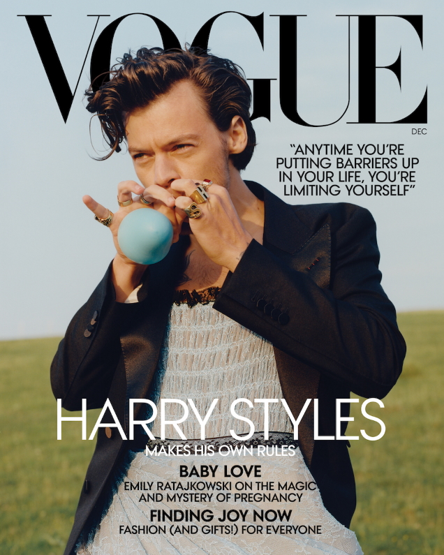 Harry Styles Becomes Vogue's First-Ever Solo Male Cover Star