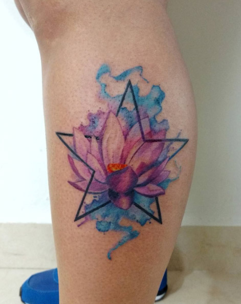 Fox and stars tattoo by Kiwi Tattoo  Photo 31450