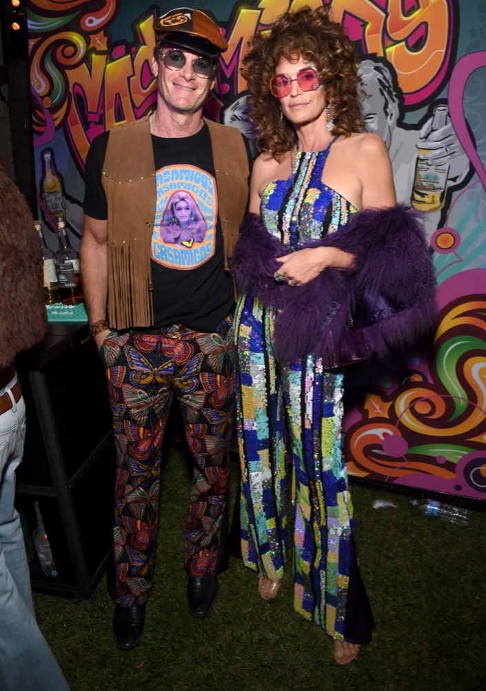 Rande Gerber and Cindy Crawford at the 2019 Casamigos Halloween Party