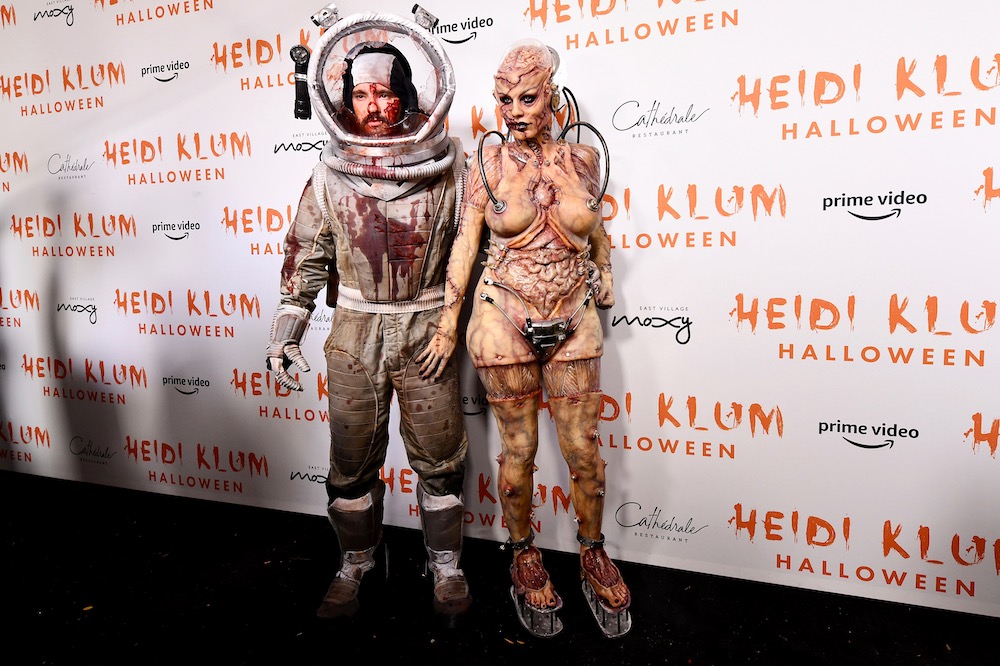 Tom Kaulitz and Heidi Klum at Heidi Klum's 20th Annual Halloween Party