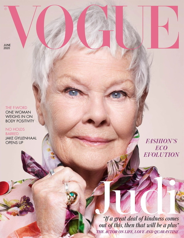 HIT: UK Vogue June 2020 Judi Dench by Nick Knight