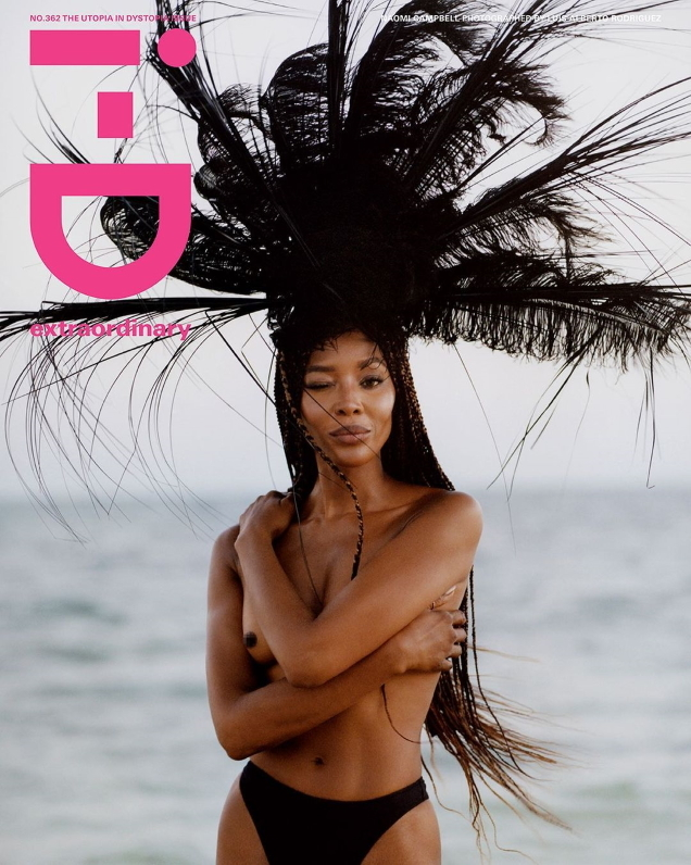 HIT: i-D Spring 2021 Naomi Campbell by Luis Alberto Rodriguez