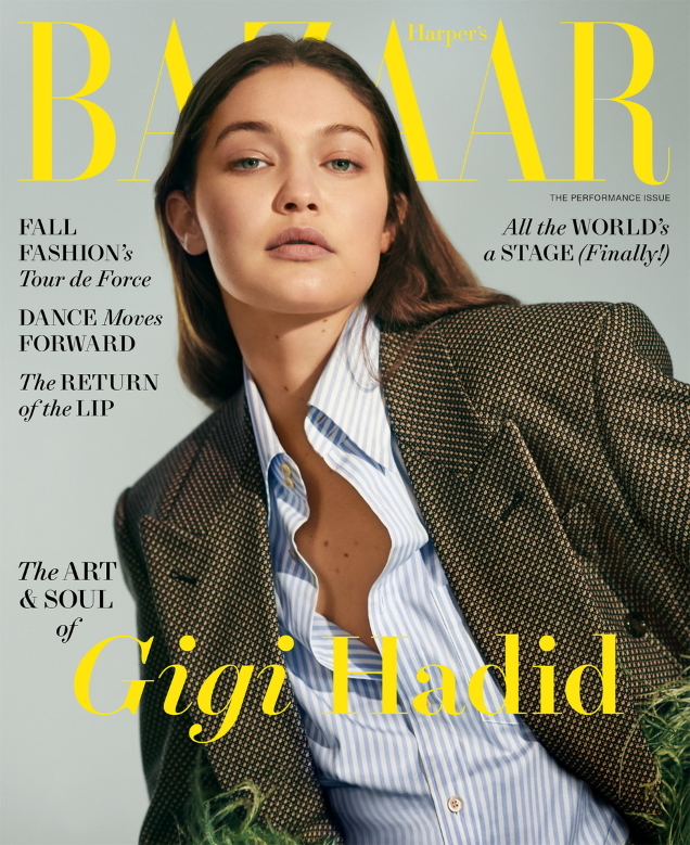 MISS: Harper's Bazaar August 2021 Gigi Hadid by Collier Schorr