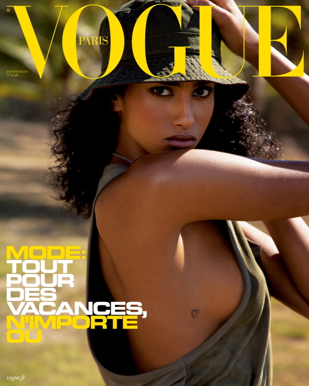 HIT: Vogue Paris June/July 2021 Imaan Hammam by Inez van Lamsweerde and Vinoodh Matadin