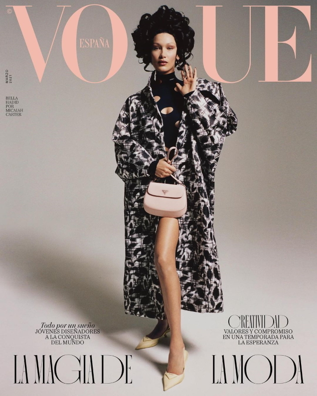 MISS: Vogue Spain March 2021 Bella Hadid by Micaiah Carter