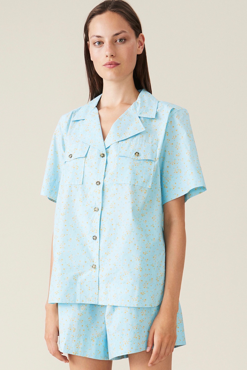 Camp Shirts as Swimsuit CoverUps theFashionSpot