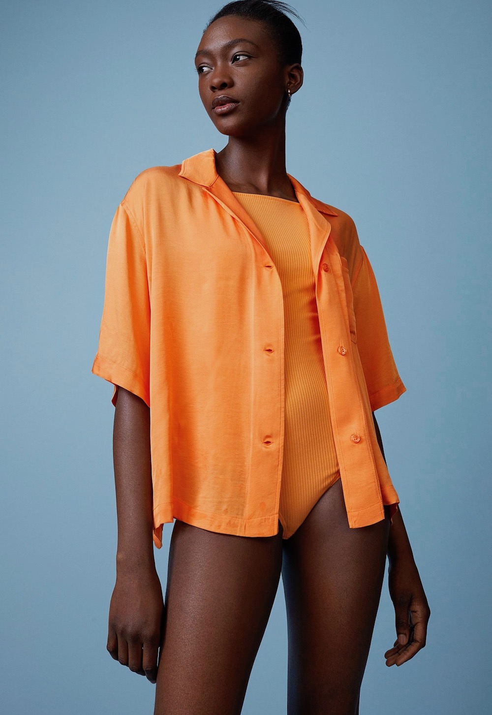 Camp Shirts as Swimsuit CoverUps theFashionSpot