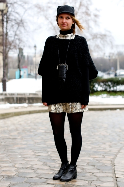 Even Snow Can't Stop Parisian Chic: Haute Couture Street Style Overload ...