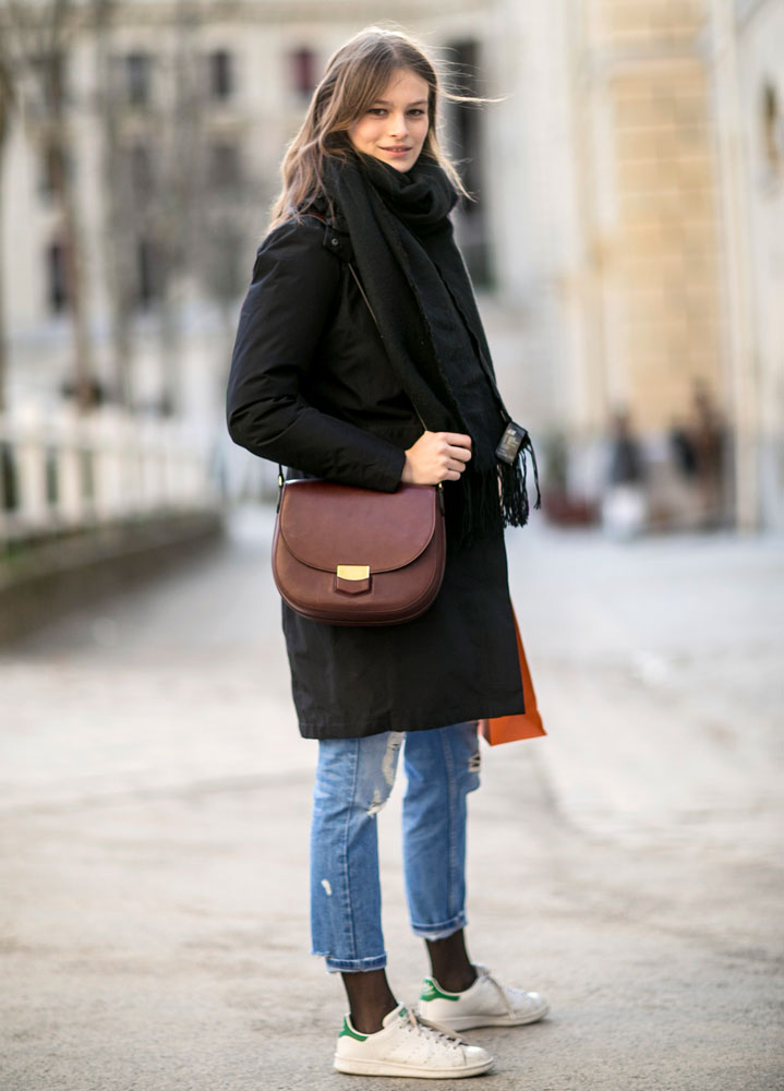How to Wear Cropped Jeans, When Freezing Out - theFashionSpot