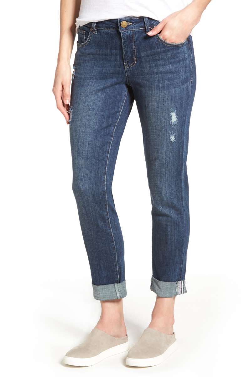 jeans folding style for girl