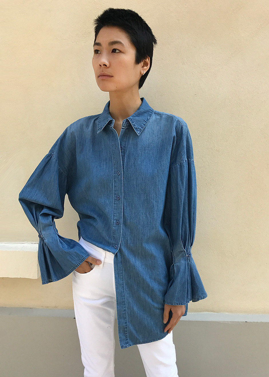 2000s Denim Shirt