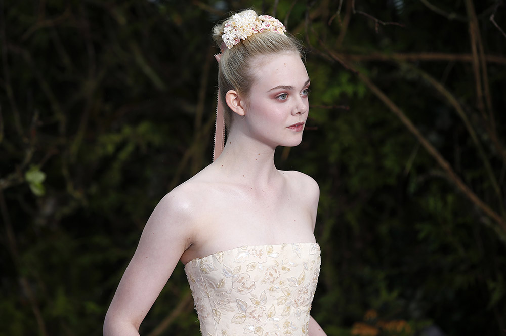 Elle Fanning at the Premiere of 'Maleficent' 