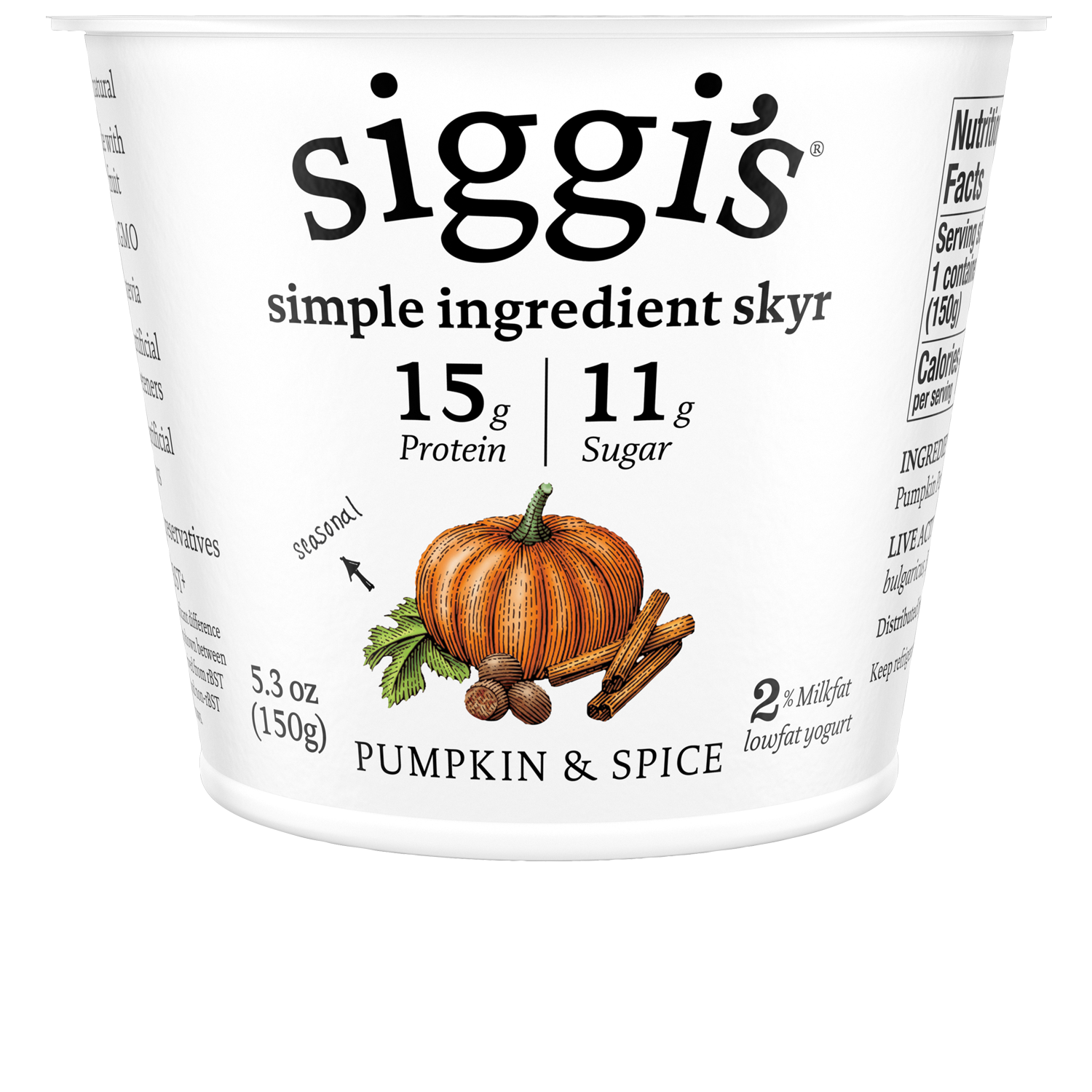 siggi’s Pumpkin & Spice skyr