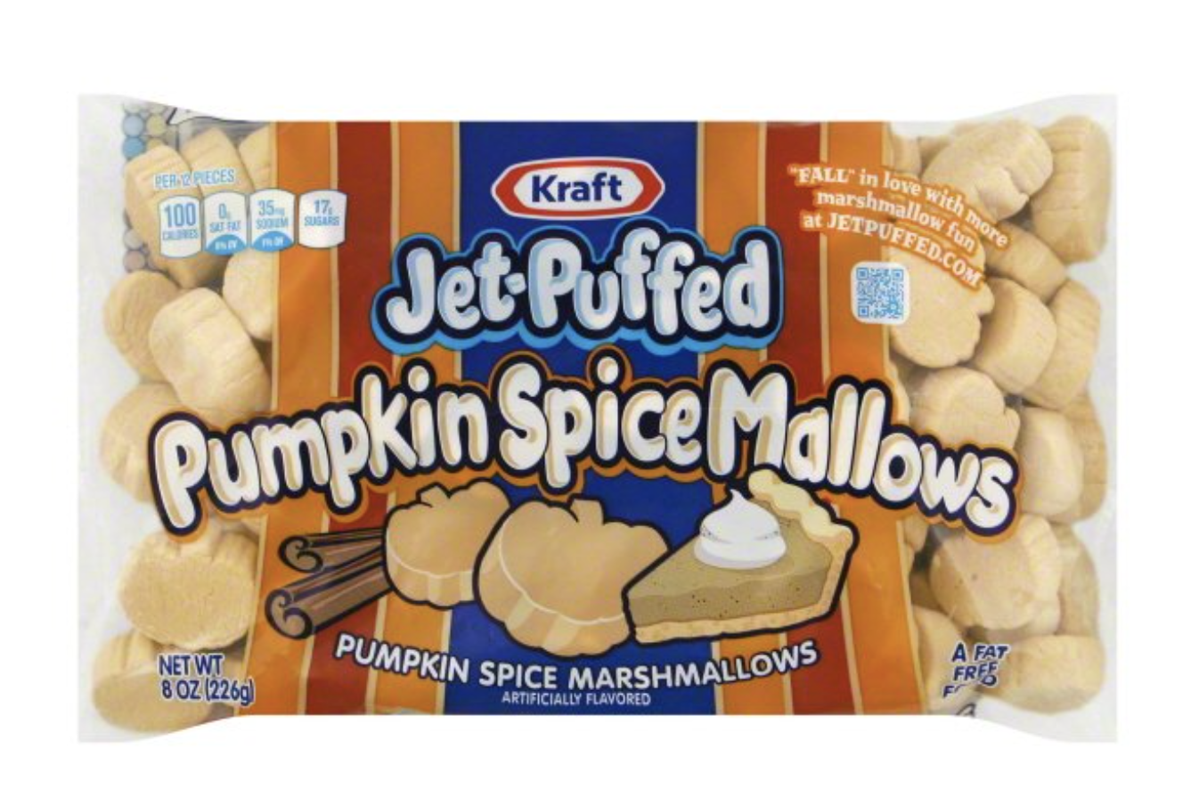 Kraft Jet-Puffed Seasonal Marshmallows Pumpkin Spice