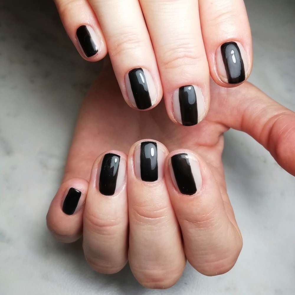 99+ Trending Black Nails Art Manicure Ideas | Tırnak, Tırnak tasarımları,  Tırnak sanatı