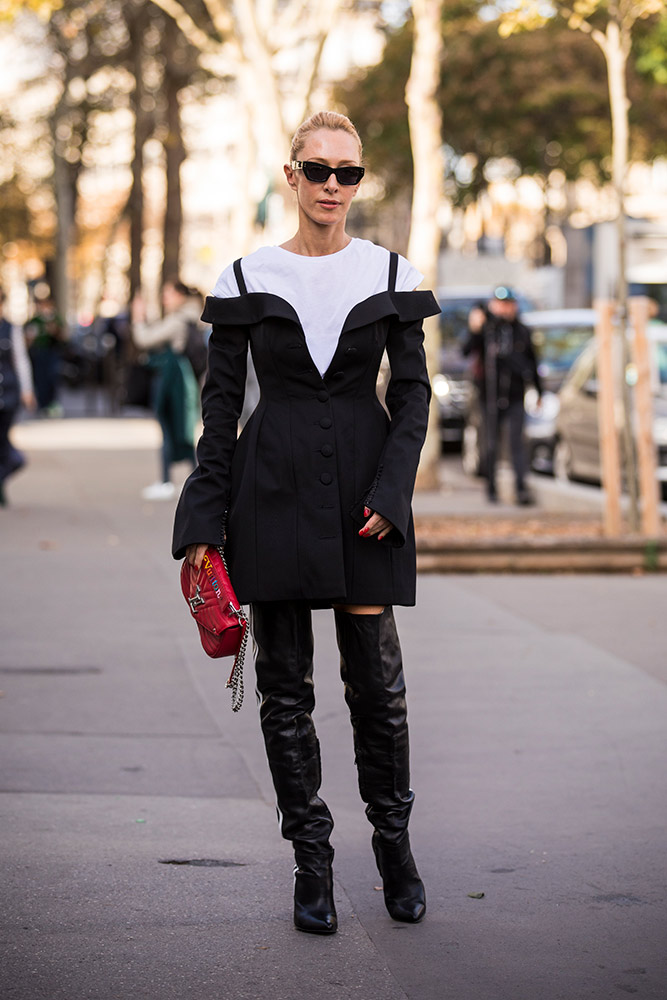 Elina Halimi at Paris Fashion Week