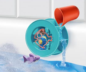 Водяное колесо Playmobil 1.2.3 Aqua с маленькой акулой