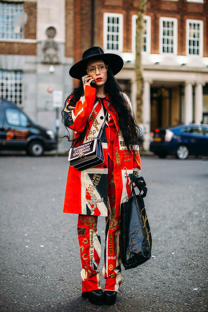 London Fashion Week Street Style Fall 2019 #75