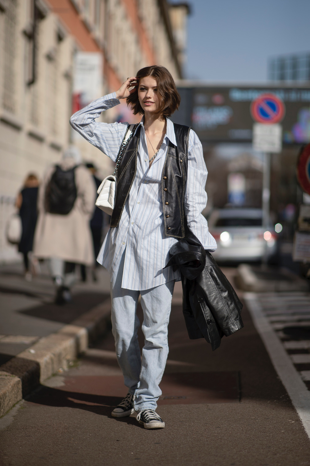 Street Style: Milan Fashion Week Fall 2021 - theFashionSpot