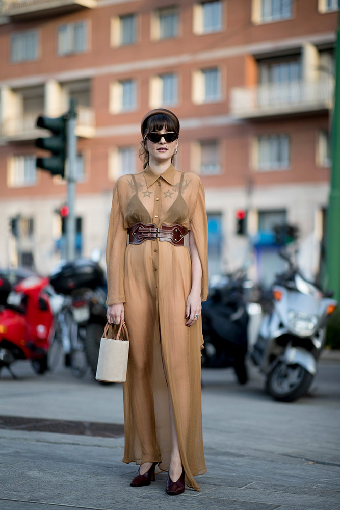 Milan Fashion Week Street Style Fall 2019 #82