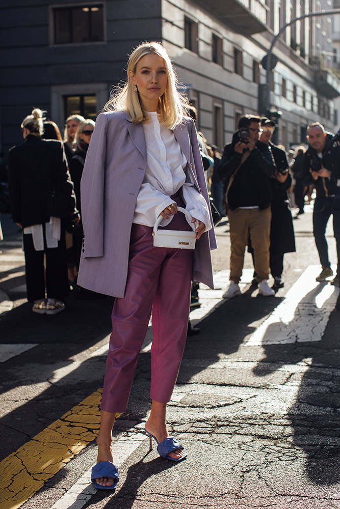 Milan Fashion Week Street Style Fall 2020 #58