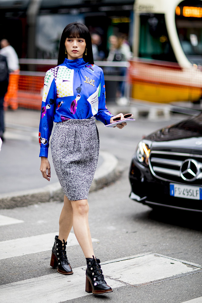 Street Style: Milan Fashion Week Spring 2020 - theFashionSpot