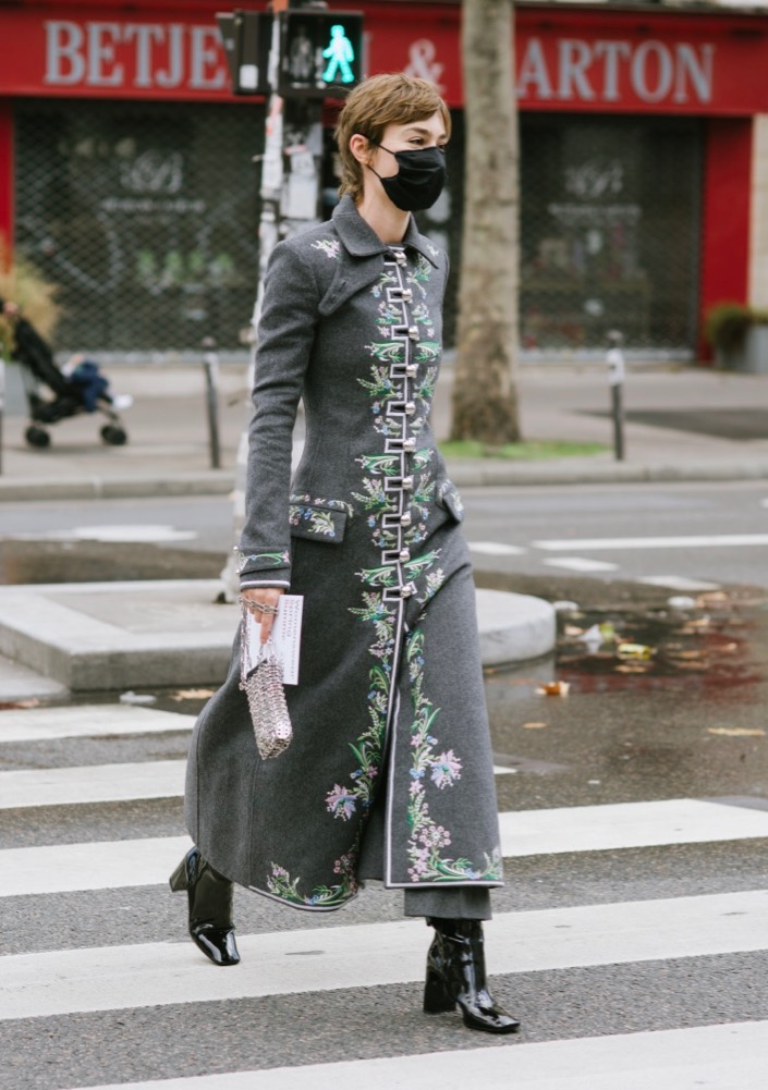 Paris Fashion Week Spring 2021 Street Style #48