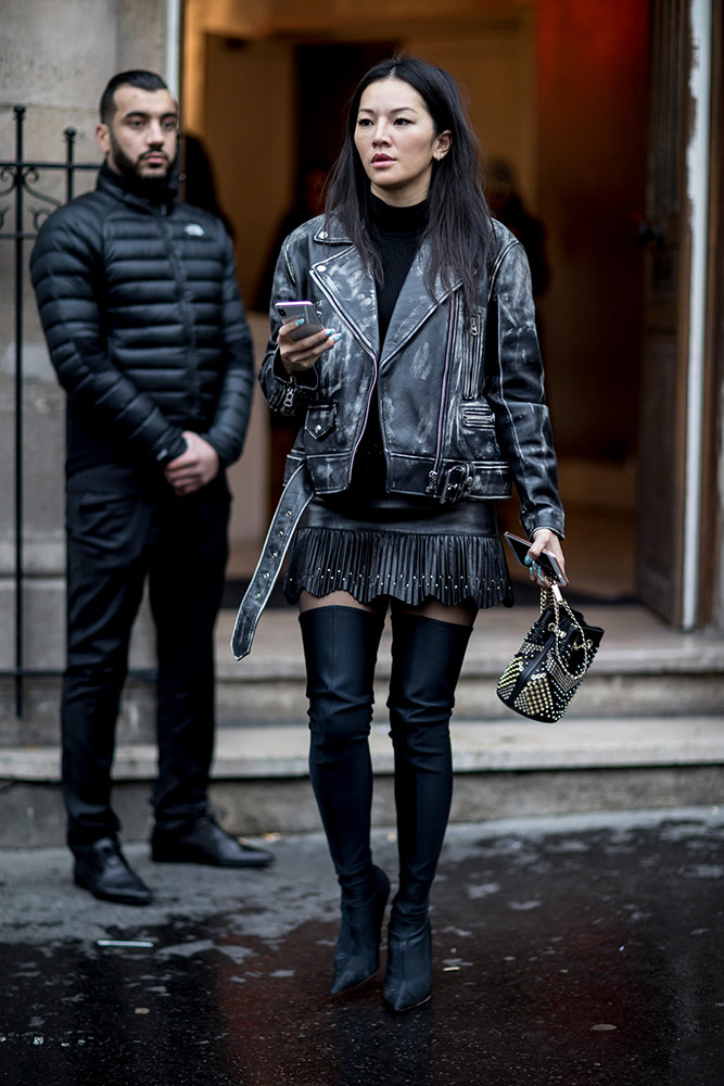 Paris Haute Couture Spring 2018 Street Style #26