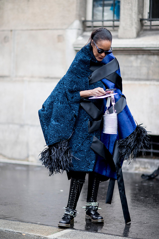 Paris Haute Couture Spring 2018 Street Style #27