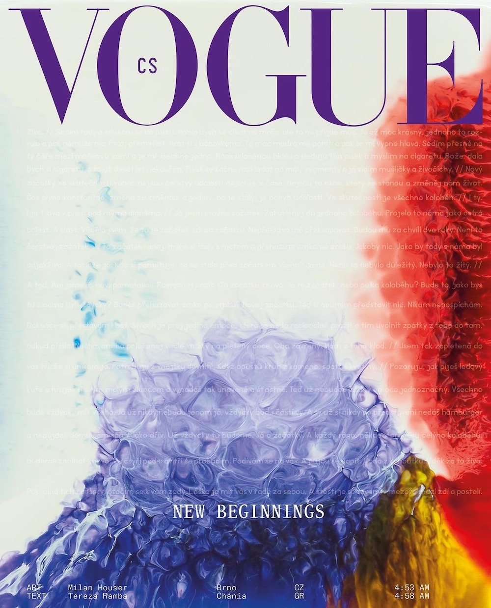 Vogue Czechoslovakia September 2021