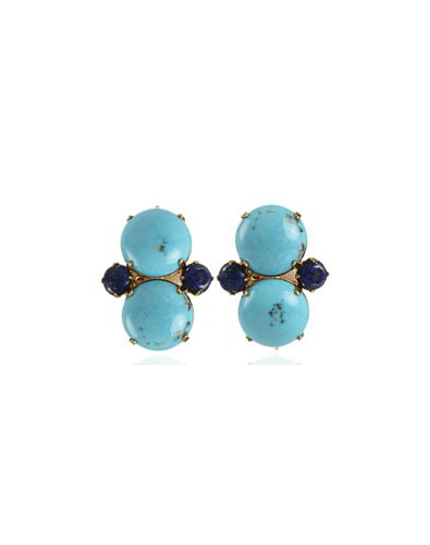 Shop the Celebrity Jewelry Trend: Turquoise Earrings - theFashionSpot