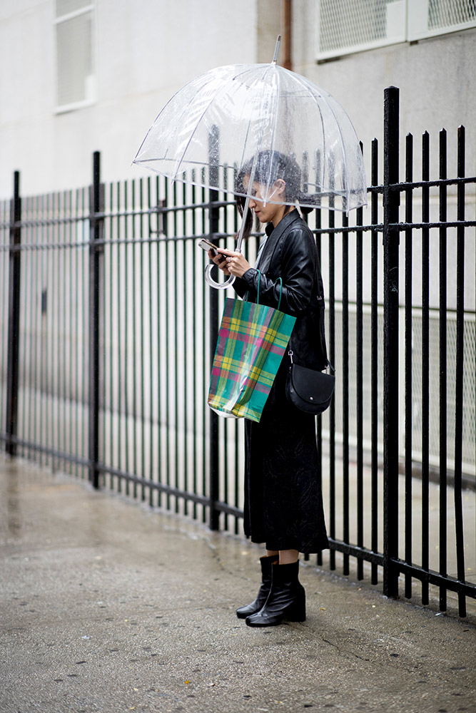 Street Style Snaps that Will Have You Wishing for a Rainy Day #2