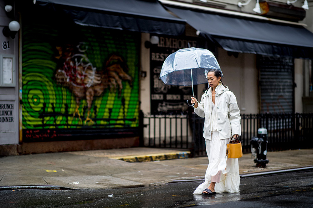 Street Style Snaps that Will Have You Wishing for a Rainy Day #4