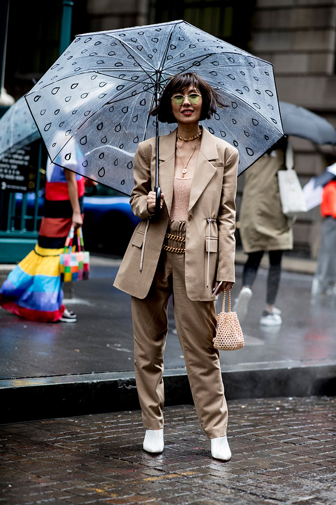 Street Style Snaps that Will Have You Wishing for a Rainy Day #21