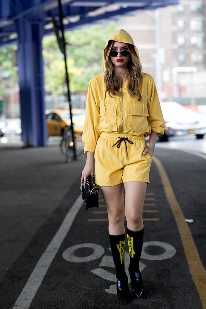 Street Style Snaps that Will Have You Wishing for a Rainy Day #23