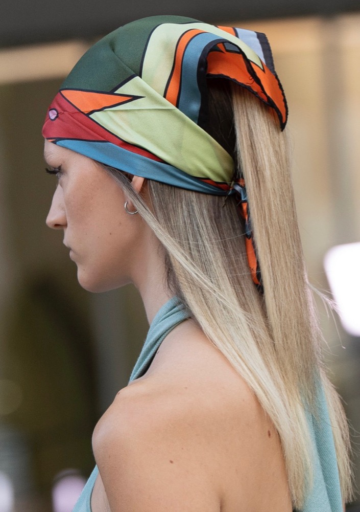 Why a Scarf Is the Perfect Summer Hair Accessory   #1