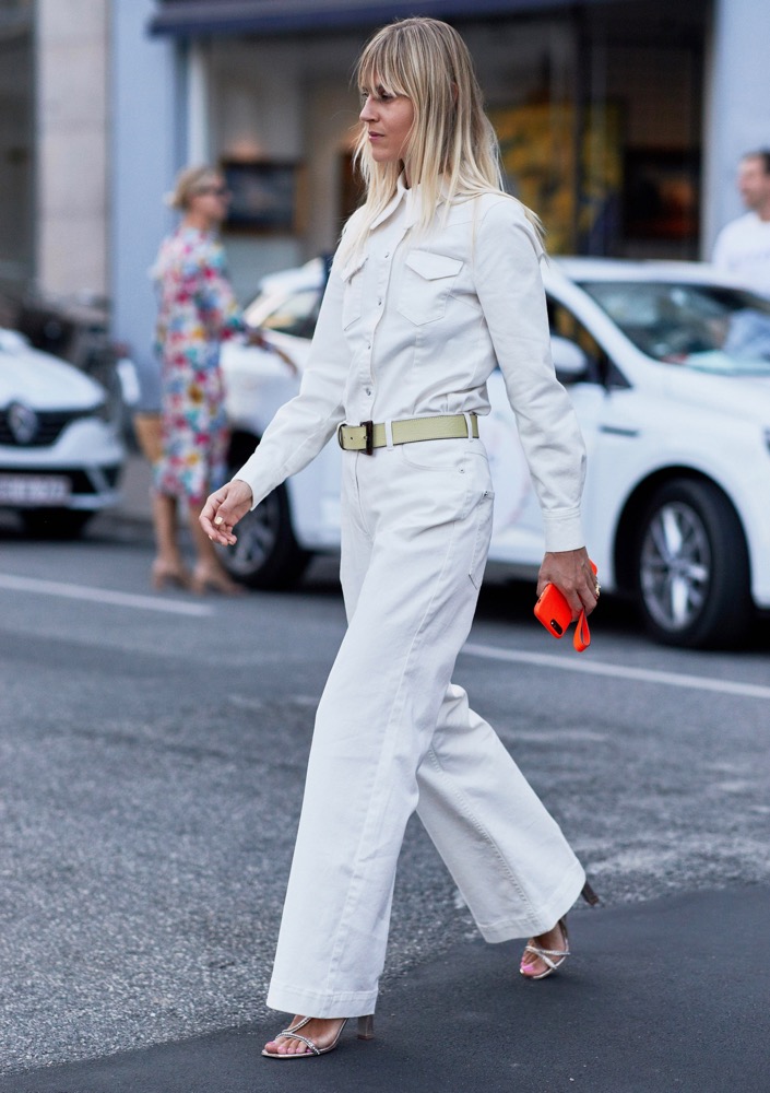 Winter Whites Looks From the Street Style Set - theFashionSpot