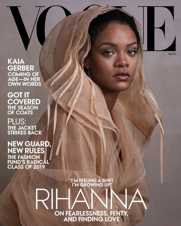 HIT: Vogue November 2019 Rihanna by Ethan James Green