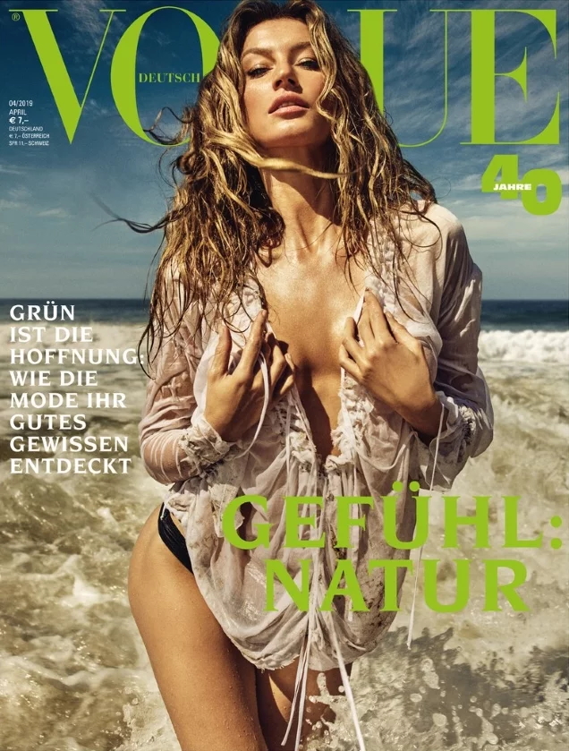 MISS: Vogue Germany April 2019 Gisele Bündchen by Luigi & Iango