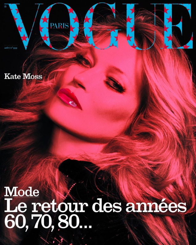 MISS: Vogue Paris August 2019 Kate Moss by Inez Van Lamsweerde and Vinoodh Matadin