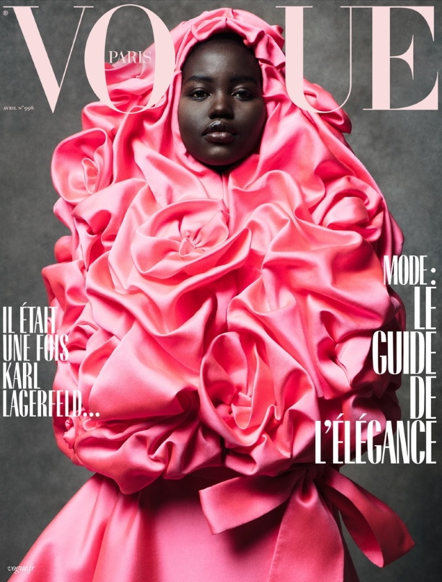 Adut Akech: Vogue Paris April 2019 by Inez Van Lamsweerde and Vinoodh Matadin